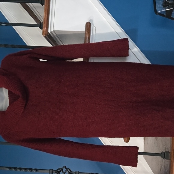 Express Dresses & Skirts - Express, cowl neck sweater dress, M, burgundy
